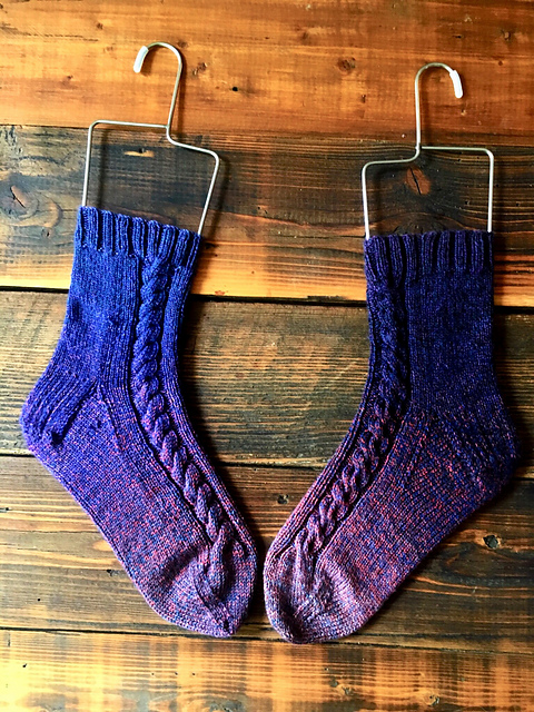 Hearts Content Cable Socks