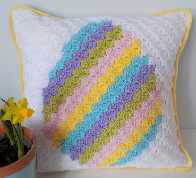 C2C Easter Egg cushion