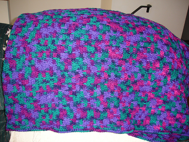 September teardrop afghan