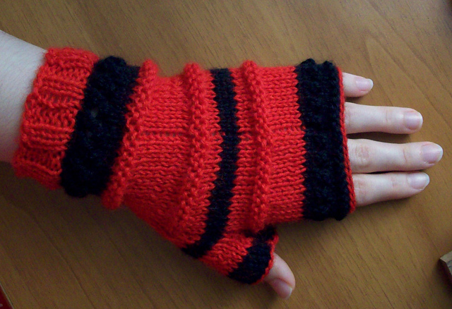 Ally's fingerless mitts