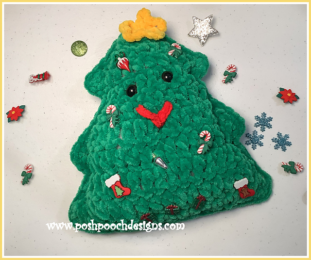 Christmas Tree Stuffie Pillow