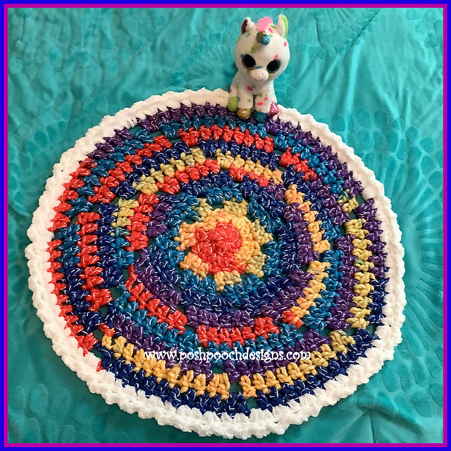 Chunky Round Lovey Blanket