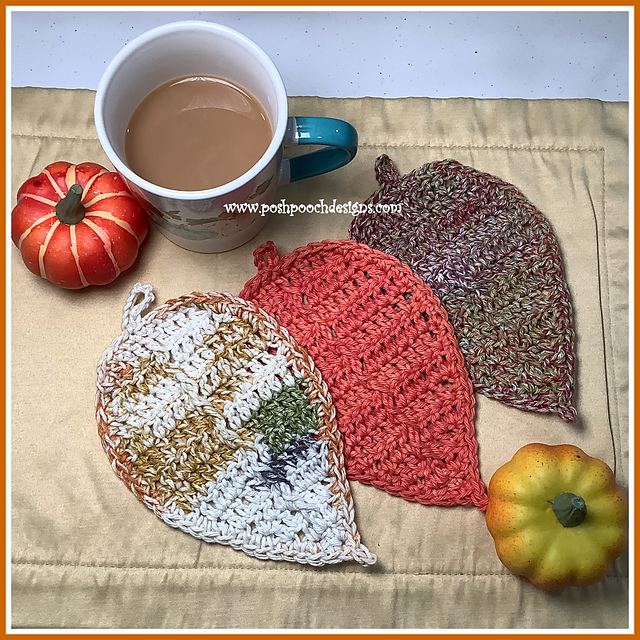 Autumn Fall Leaf Coasters