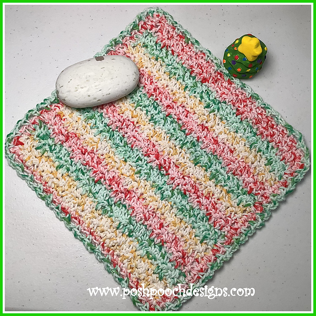 Christmas Candy Washcloth
