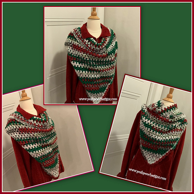 Christmas Triangle Scarf