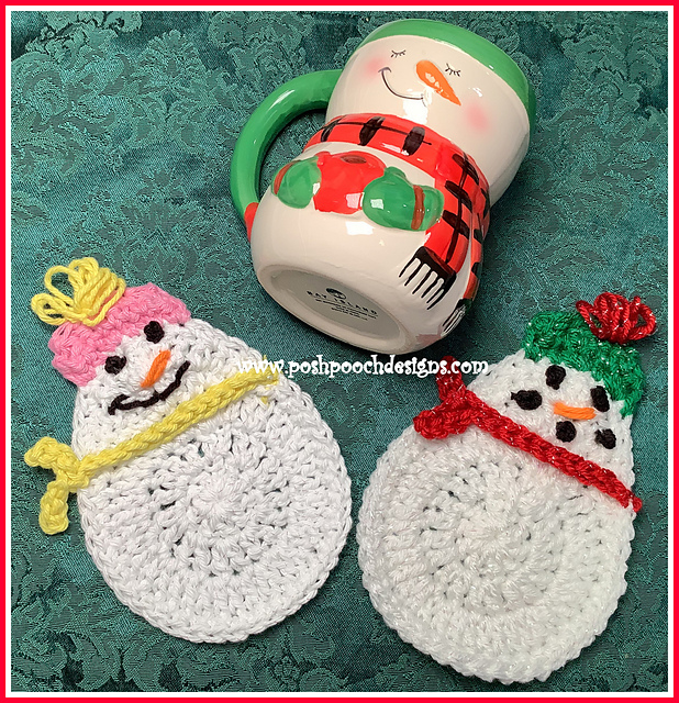 Christmas Snowman Coasters
