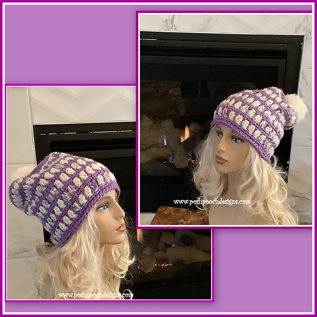 Plum Warm Beanie Hat