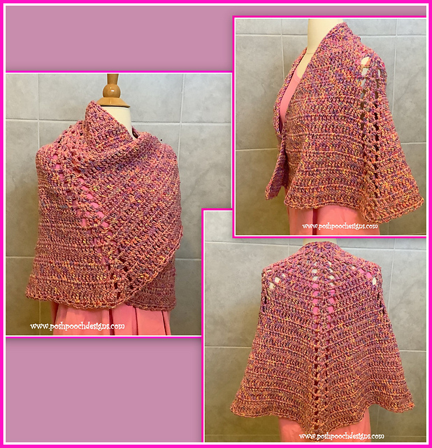 Spring Bouquet Wrap Shawl