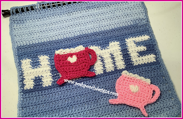 Heart Coffee Cup Applique