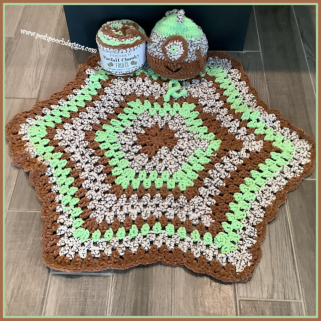 Fuzzy Kiwi Baby Blanket