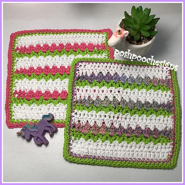 Spring Tulips Washcloth