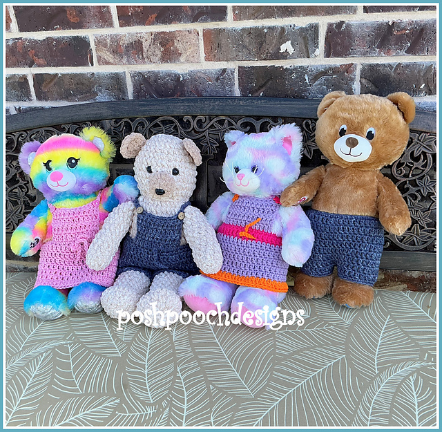 Joy Bears Overalls