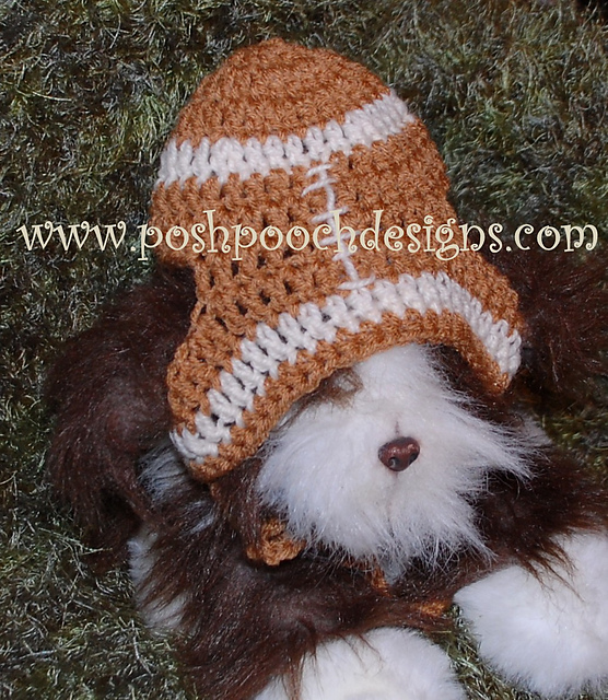 Football Hat for Medium and Large Dogs