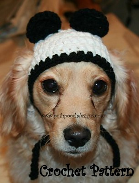 Panda Hat For Dogs