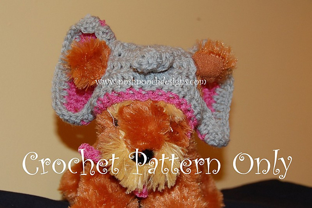 Elephant - Dog Sweater and Hat Set