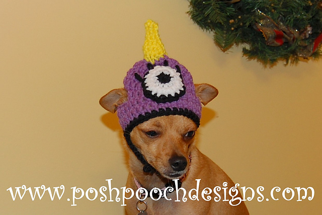 One Eyed Monster Hat for Dogs