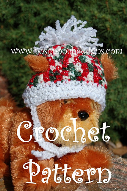 Christmas Sparkle Dog Hat Beanie