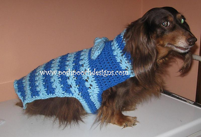 Star Stitch Dog Sweater