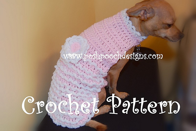 Pink Lacy Easter Dog Dress
