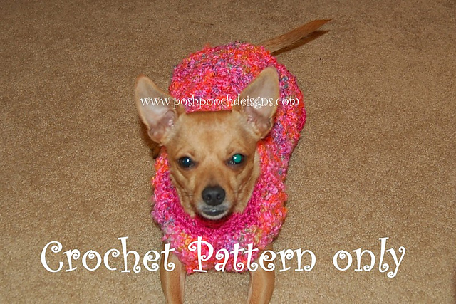 Easy Chunky Dog Sweater