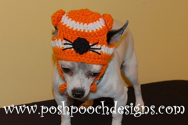Tiger hat for Dogs