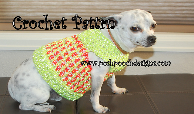 Reflective Yarn Dog Vest