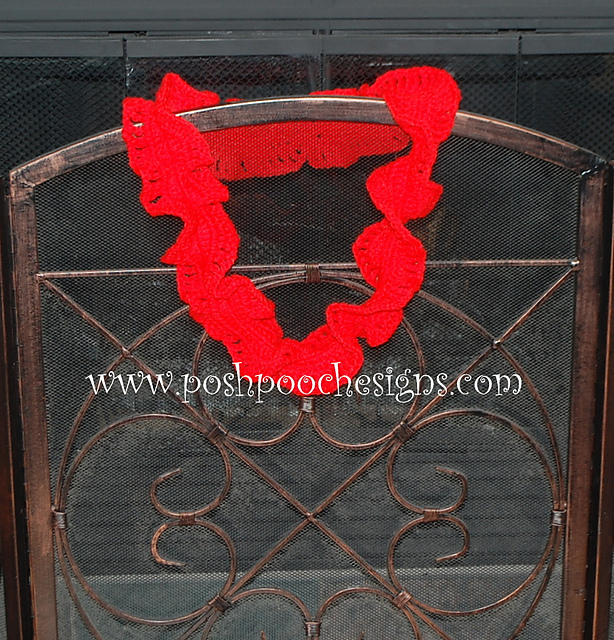 Easy Double Ruffle Scarf