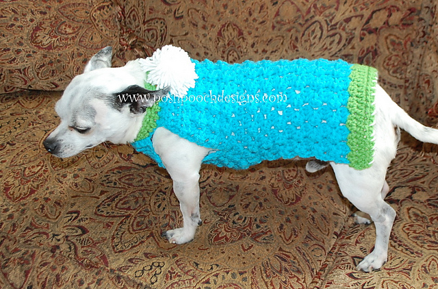 Cluster Stitch Dog Sweater - New Style