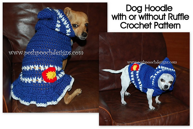 Dog Hoodie Pattern Free Ravelry: Colorado Small Dog Hoodie Pattern
