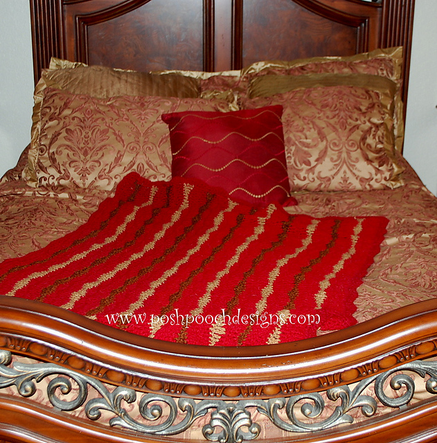 Waves of Jewel Blanket