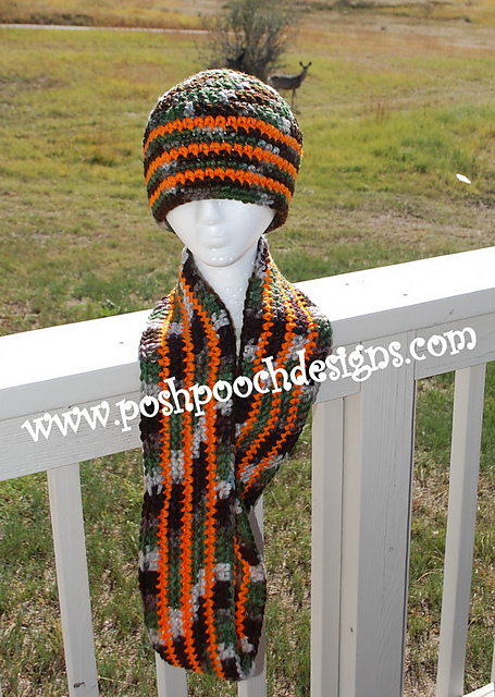 Camo Infinity Scarf Neck Warmer