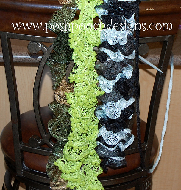 Lace Ruffle Scarf Comparison