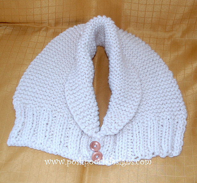 Aran Chunky Button Scarf
