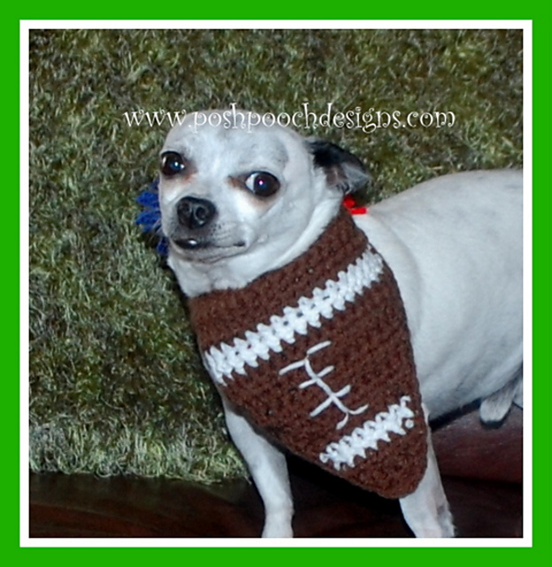 Dog Football Bandanna bandana