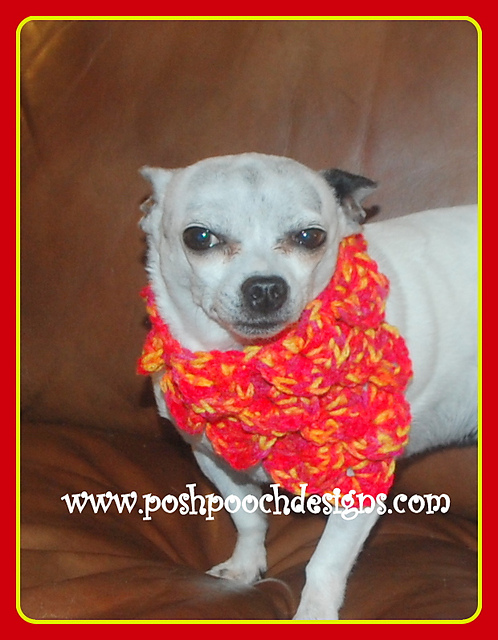 Crocodile Stitch Dog Bandanna bandana