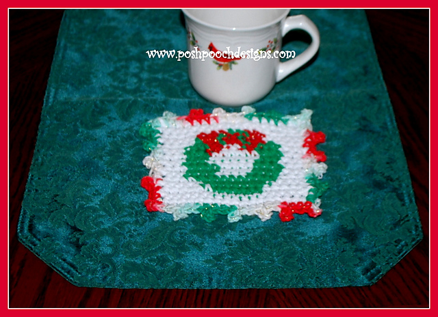 Christmas Wreath Coaster