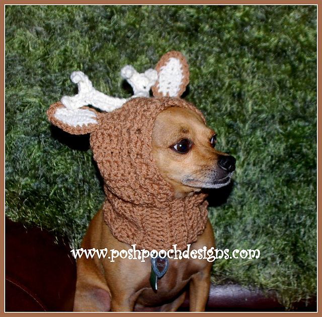 Deer Antler Dog Snood