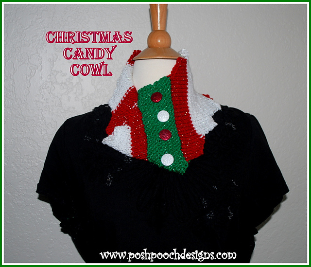 Christmas Candy Cowl