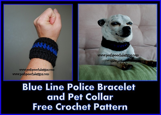 Blue Line Police Bracelet