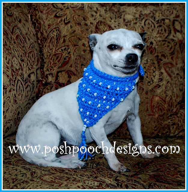 Beaded Dog Bandanna