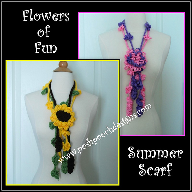 Flowers of Fun Summer Scarf