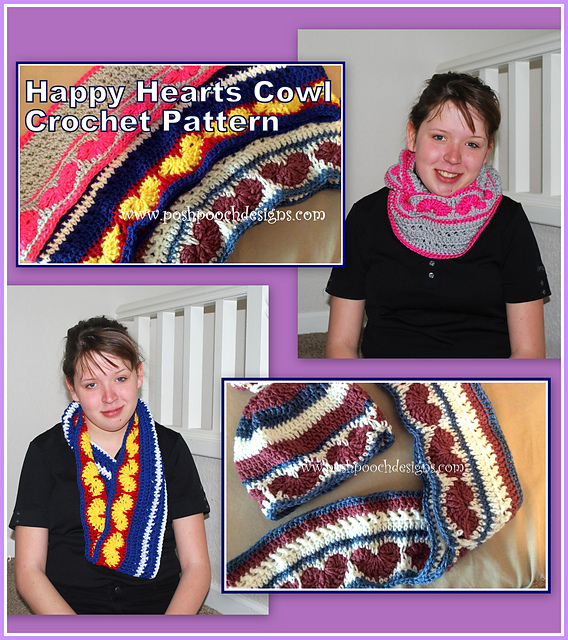 Happy Hearts Cowl
