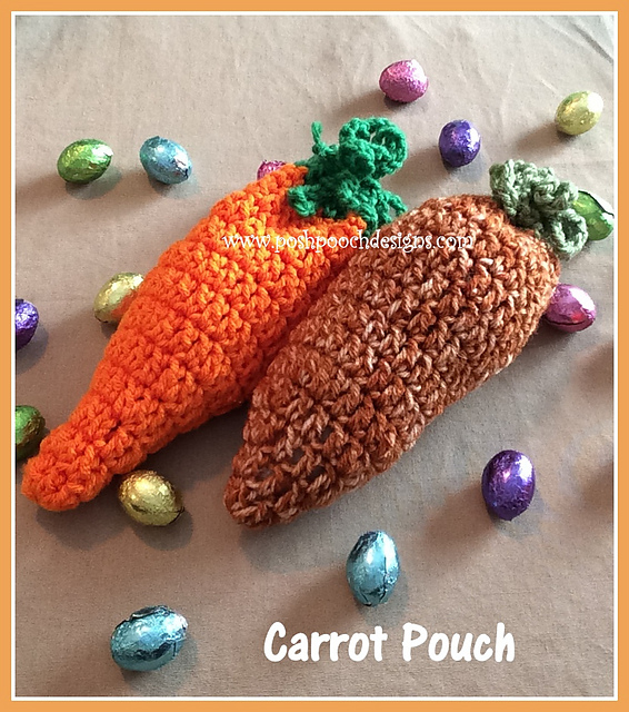 Easter Carrot Pouch