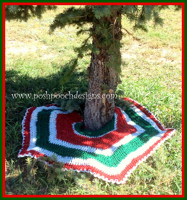 Homespun Christmas Tree Skirt