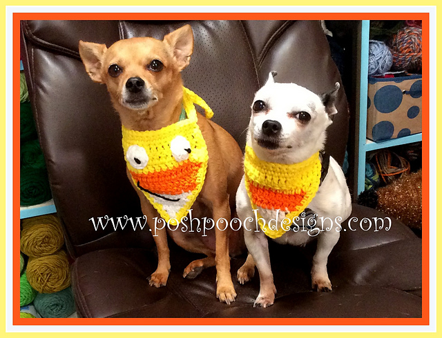 Smiling Candy Corn Bandanna