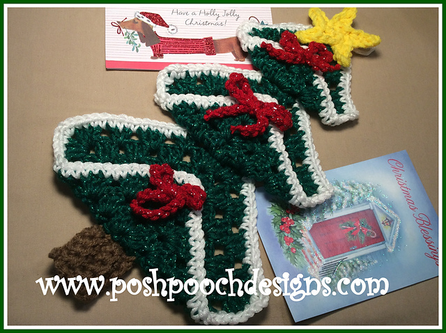 Granny Square Christmas Tree