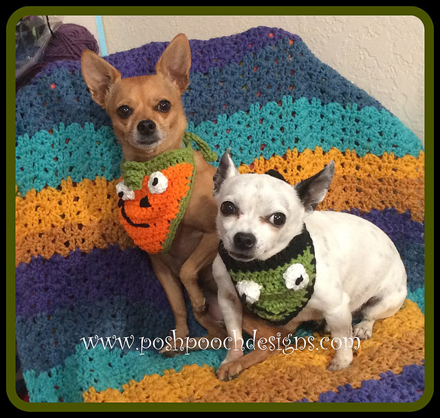 Pumpkin Frankenstein Bandanna