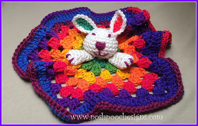 Rainbow Baby Bunny Lovie