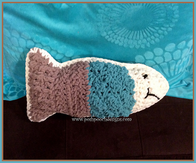 A Lil Fuzzy Fishy Pillow