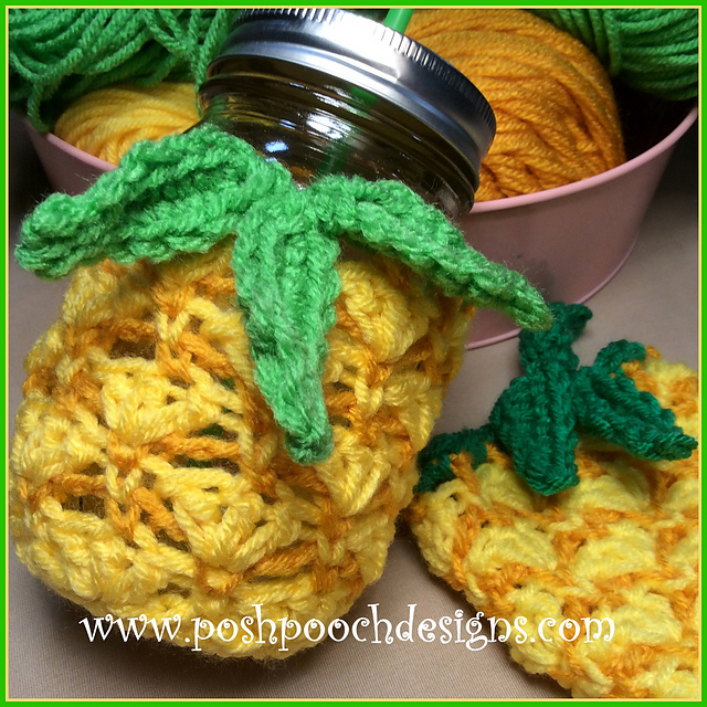 Pineapple Jar Cozie